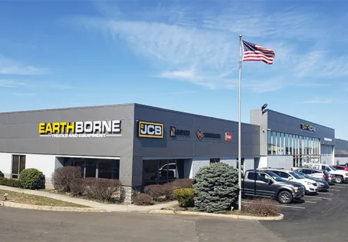 New Building wth logos
